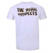 Dragstrip Clothing The Usual Suspects stone washed white t`shirt